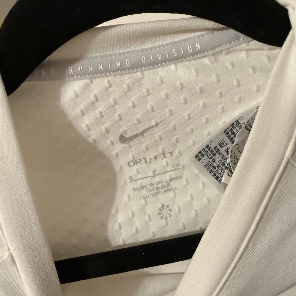 Nike Dri-FIT White Crop Top Shirt